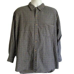 Reclaim Long Sleeve Button Down Cotton Shirt Mens Large